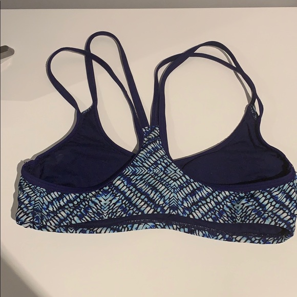 Mossimo Blue Tye Dye Bathing Suit top - Picture 2 of 3